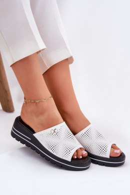 Sandał Klapki Model Vinceza 41477 White - Step in style Step in style