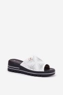 Sandał Klapki Model Vinceza 41477 White - Step in style Step in style Sandał Klapki Model Vinceza 41477 White - Step in style Step in style