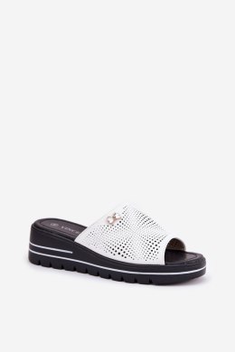 Sandał Klapki Model Vinceza 41477 White - Step in style Step in style
