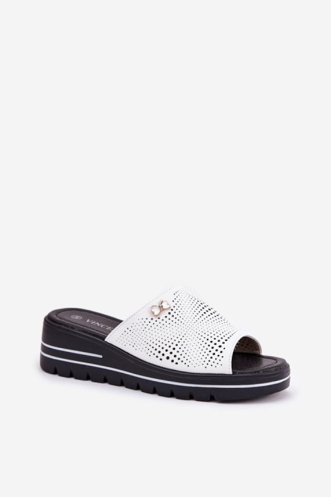 Sandał Klapki Model Vinceza 41477 White - Step in style Step in style Sandał Klapki Model Vinceza 41477 White - Step in style Step in style