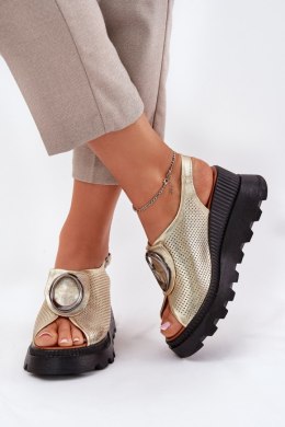 Sandały Model Artiker 56C0109 Gold - Step in style Step in style