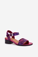 Sandały Model Maciejka N6802-15 Fuksja - Step in style Step in style Sandały Model Maciejka N6802-15 Fuksja - Step in style Step in style