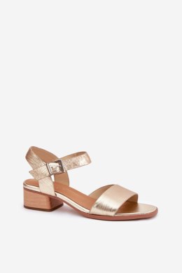 Sandały Model Maciejka N6802-25 Gold - Step in style Step in style