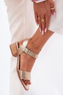 Sandały Model Maciejka N6802-25 Gold - Step in style Step in style Sandały Model Maciejka N6802-25 Gold - Step in style Step in style