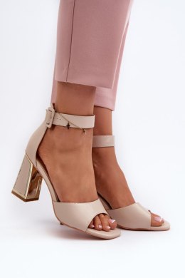 Sandały Model Rosazara 24SD35-6815 Beige - Step in style Step in style