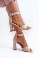 Sandały Model Rosazara 24SD35-6815 Beige - Step in style Step in style Sandały Model Rosazara 24SD35-6815 Beige - Step in style Step in style