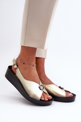 Sandały Model S.Barski KV51-020 Gold - Step in style Step in style