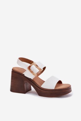 Sandały Model Vinceza 17387 White - Step in style Step in style
