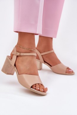 Sandały Model Vinceza 20275 Beige - Step in style Step in style