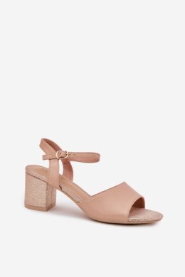Sandały Model Vinceza 20275 Beige - Step in style Step in style