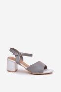 Sandały Model Vinceza 20275 Grey - Step in style Step in style Sandały Model Vinceza 20275 Grey - Step in style Step in style