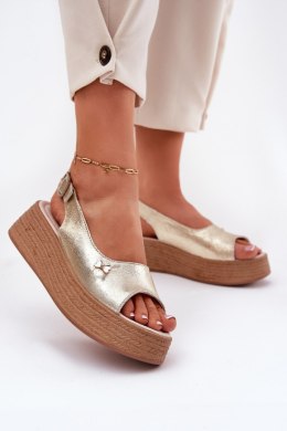 Sandały Model Vinceza 41476 Gold - Step in style Step in style