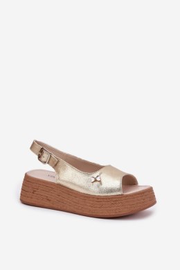 Sandały Model Vinceza 41476 Gold - Step in style Step in style