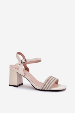 Sandały Model Vinceza 62228 Beige - Step in style Step in style