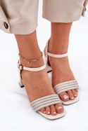 Sandały Model Vinceza 62228 Beige - Step in style Step in style Sandały Model Vinceza 62228 Beige - Step in style Step in style