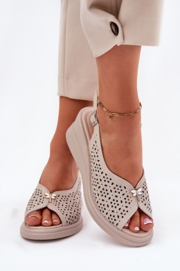 Sandały Model Vinceza 79529 Beige - Step in style Step in style