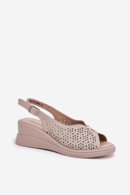 Sandały Model Vinceza 79529 Beige - Step in style Step in style