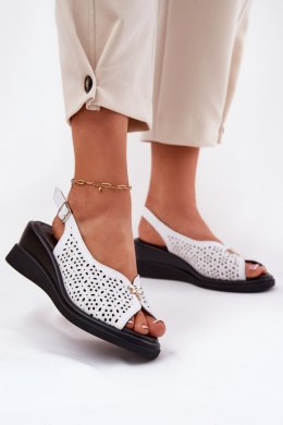 Sandały Model Vinceza 79529 White - Step in style Step in style