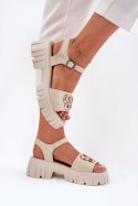 Sandały Model Vinceza 79541 Beige - Step in style Step in style Sandały Model Vinceza 79541 Beige - Step in style Step in style