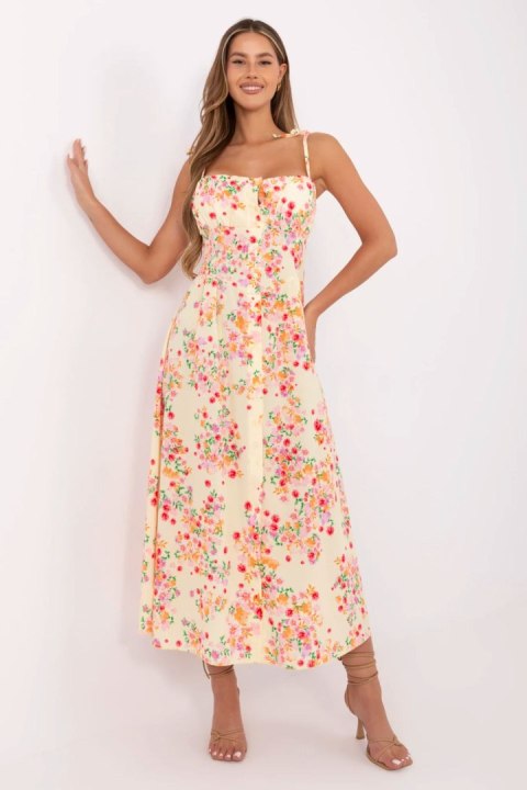 Sukienka Model MI-SK-23817-1.88 Light Yellow - Italy Moda Italy Moda Sukienka Model MI-SK-23817-1.88 Light Yellow - Italy Moda Italy Moda