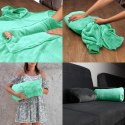 Bluzair Bluza Koc Oversize z Kapturem Polska Mięta