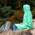 Bluzair Bluza Koc Oversize z Kapturem Polska Mięta