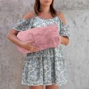 Bluzair Bluza Koc Oversize z Kapturem Polska Róż