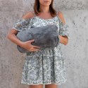 Bluzair Bluza Koc Oversize z Kapturem Polska Szary