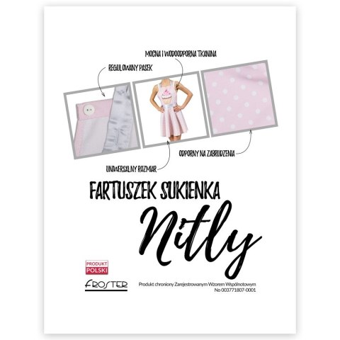 Nitly Muffin Fartuszek Sukienka fartuch damski Nitly Muffin Fartuszek Sukienka fartuch damski