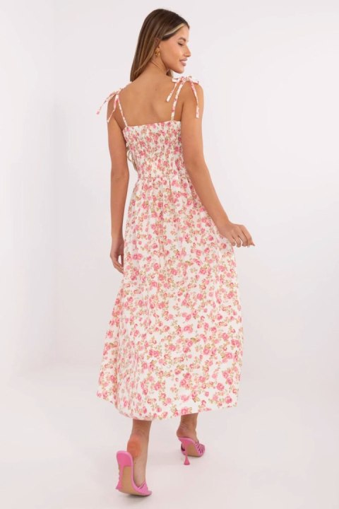 Sukienka Model MI-SK-23817-2.00 Ecru - Italy Moda Italy Moda Sukienka Model MI-SK-23817-2.00 Ecru - Italy Moda Italy Moda
