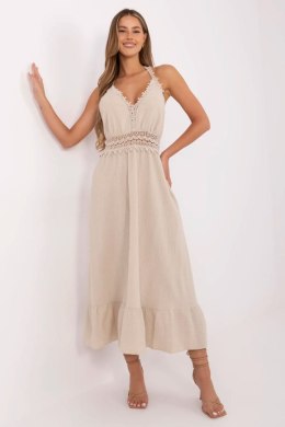 Sukienka Model MI-SK-88573.83 Beige - Italy Moda Italy Moda