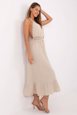 Sukienka Model MI-SK-88573.83 Beige - Italy Moda Italy Moda