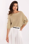 Sweter Damski Model MI-SW-1604.85 Gold - Italy Moda Italy Moda Sweter Damski Model MI-SW-1604.85 Gold - Italy Moda Italy Moda