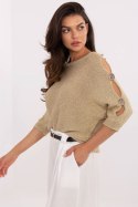 Sweter Damski Model MI-SW-1604.85 Gold - Italy Moda Italy Moda Sweter Damski Model MI-SW-1604.85 Gold - Italy Moda Italy Moda