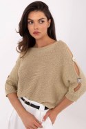 Sweter Damski Model MI-SW-1604.85 Gold - Italy Moda Italy Moda Sweter Damski Model MI-SW-1604.85 Gold - Italy Moda Italy Moda