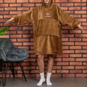 Bluzair SUPER MAMA - Bluza koc - Toffee - prezent dla mamy - dzień matki