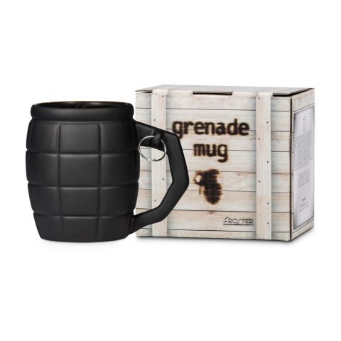 Kubek Granat Czarny 450ml dla niego chłopaka męża Kubek Granat Czarny 450ml dla niego chłopaka męża