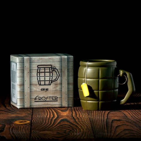 Kubek Granat Zielony 450ml dla niego chłopaka męża Kubek Granat Zielony 450ml dla niego chłopaka męża