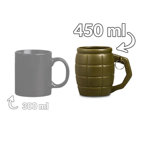Kubek Granat Zielony 450ml dla niego chłopaka męża Kubek Granat Zielony 450ml dla niego chłopaka męża