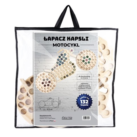 Łapacz Kapsli Motocykl tablica na kapsle piwosza Łapacz Kapsli Motocykl tablica na kapsle piwosza