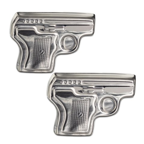 Metalowe kostki do drinków chłodzące 2x pistolet Metalowe kostki do drinków chłodzące 2x pistolet