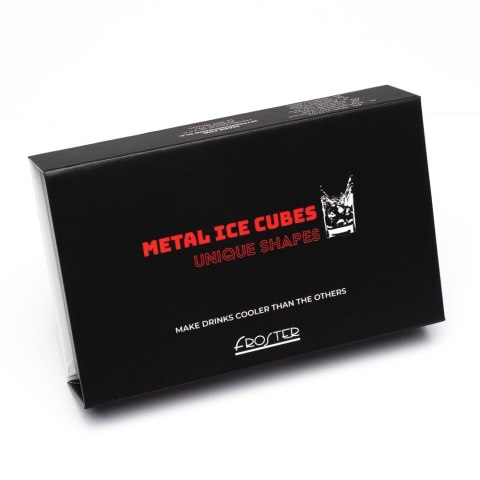 Metalowe kostki do whisky Kobieta chłodzące niego Metalowe kostki do whisky Kobieta chłodzące niego