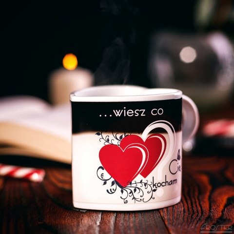 Zaskakujący Kubeczek Deluxe magiczny Walentynki Zaskakujący Kubeczek Deluxe magiczny Walentynki