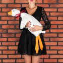 Grzejąca Gęś o Gorącym Sercu XL 90 cm - prezent na walentynki, rocznice