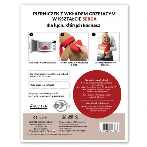 Grzejący Pierniczek o Gorącym Sercu prezent miłość Grzejący Pierniczek o Gorącym Sercu prezent miłość