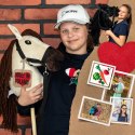 Hobby Horse Skippi - Biszkopt - duży koń na kiju - A3 - kantar w zestawie