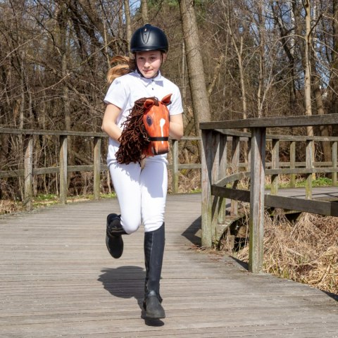 Hobby Horse Skippi - Bursztyn - duży koń na kiju - A3 - kantar - jak żywy Hobby Horse Skippi - Bursztyn - duży koń na kiju - A3 - kantar - jak żywy