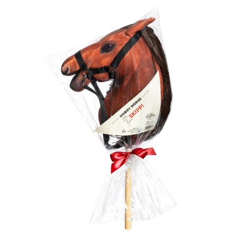 Hobby Horse Skippi - Bursztyn - duży koń na kiju - A3 - kantar - jak żywy Hobby Horse Skippi - Bursztyn - duży koń na kiju - A3 - kantar - jak żywy