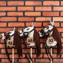 Hobby Horse Skippi - Gniado - srokaty A4 - z kantarem i wodzami
