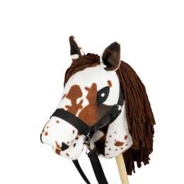 Hobby Horse Skippi - Gniado - srokaty A5 - z kantarem i wodzami - polski